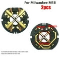 thumbnail image 1 of 2Pcs 18V Components Carbon Brushes Kits For Milwaukee C18Pd C18Id Hd18Pd 2650-20, 1 of 5