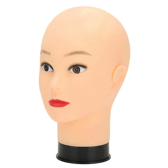 Display Head Bald Mannequin Head Makeup Practice Mannequin Head Bald Mannequin Head Makeup Training Practice Hat Display Mannequin Head Black Basewith Makeup