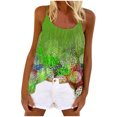 thumbnail image 2 of Puntoco Camisolas básicas para mujer, blusas casuales de moda para mujer, camisetas holgadas estampadas, camisolas de cuello redondo, 2 of 5