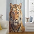 thumbnail image 5 of Blue Tiger Sheer Curtains 108 Inches Extra Long, Funny Animals Modern Art Light Filering Curtains, Privacy Drapes Simi Floor to Veiling Curtain for Living Room Bedroom Large Window Treatment, 5 of 9