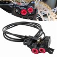 thumbnail image 2 of Motorcycle Rear Brake Kit Hydraulic Brake Master Cylinder Reservoir Kit for  Light Bee X S Dirt Bike Accessories, 2 of 8