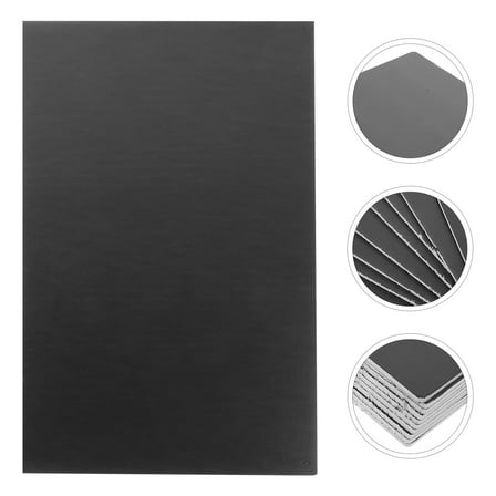 ifundom 10Pcs School Poster Board Black Foam Arts and Crafts for Teachers