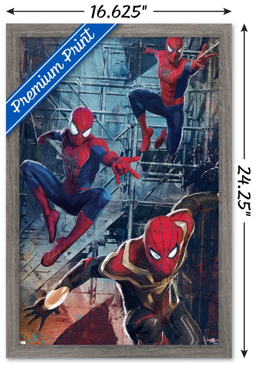 Marvel Spider-Man: No Way Home - Trio Wall Poster