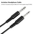 thumbnail image 3 of Aviation Headset Replacement Cable, PVC Outer Cover 6.6ft Aviation Headset Cable Plug And Play  For Aviation Headset, 3 of 8