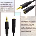 thumbnail image 2 of Headphone Extension Cable 3.5mm Male to Extension Cable Female Aux Line Gold Plated Stereo Audio Extender Cord,3 Meters, 2 of 8