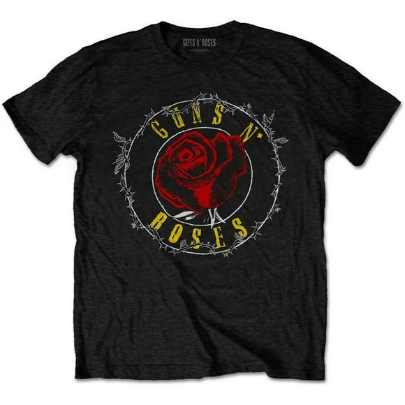 Guns N Roses Adulte Paradis Ville Rose Cercle T-Shirt