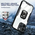 thumbnail image 3 of TECH CIRCLE iPhone 14 Pro Max Case 6.7" 2022 - Clear Back Case with Kickstand, Blue, 3 of 11