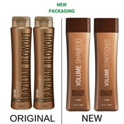 Brazilian Blowout Volume Anti Frizz Shampoo and Conditioner - 12 oz