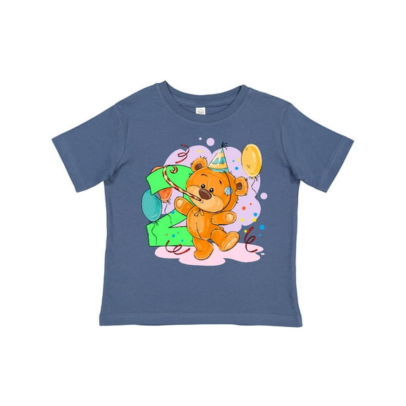 Inktastic 2nd Birthday Teddy Bear Boys or Girls Toddler T-Shirt