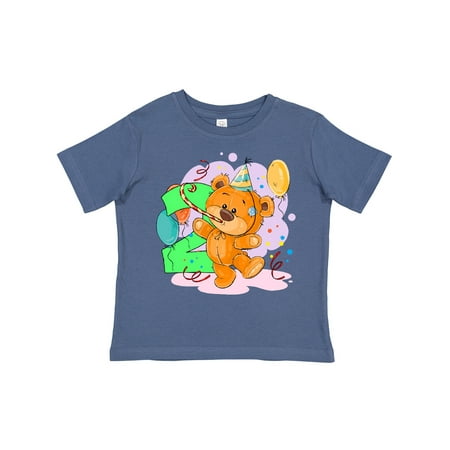 

Inktastic 2nd Birthday Teddy Bear Gift Toddler Boy or Toddler Girl T-Shirt