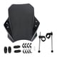thumbnail image 1 of Accesorios para parabrisas de motocicleta, fácil instalación, protector, piezas de repuesto Negro, 1 of 9