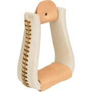 Weaver Leather 3" Rawhide Covered Roper Stirrups