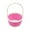 Pink-PK Home Decor, variant on karymi Mini Plastic Woven Easter Basket, 5.1x2.8 Inch Small Decorative Basket for Eggs Candy, Multicolor Sturdy Plastic for Home Outdoor School Party Favors Gifts for Men