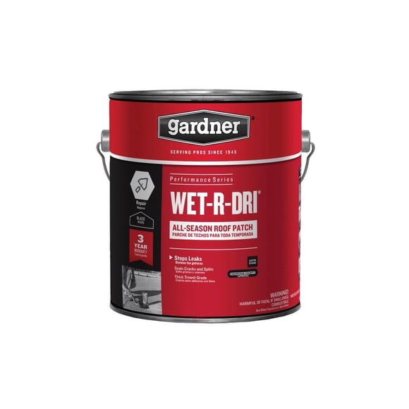 Parche seco húmedo Gardner-Gibson para techos, 857 ml