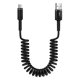 thumbnail image 1 of Cable De Carga Rápida En Espiral Usb C Para Coche De 3 Pies Android Auto Tipo A A C Cable De Carga De Teléfono Compatible Con Motorola Moto G Stylus 5G 2024 G Power G 5G Edge 2024 2023 Razr 50 Ultra G, 1 of 1