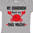 thumbnail image 4 of Inktastic Grandmom Loves Me Grandchild Boys or Girls Baby Bodysuit, 4 of 5