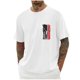thumbnail image 1 of Tops para hombre, blusas y camisas de cuello redondo y manga corta para hombre, blusas casuales de cuello redondo con estampado de moda para hombre, blusas de cuello redondo y manga corta, camisas par, 1 of 5