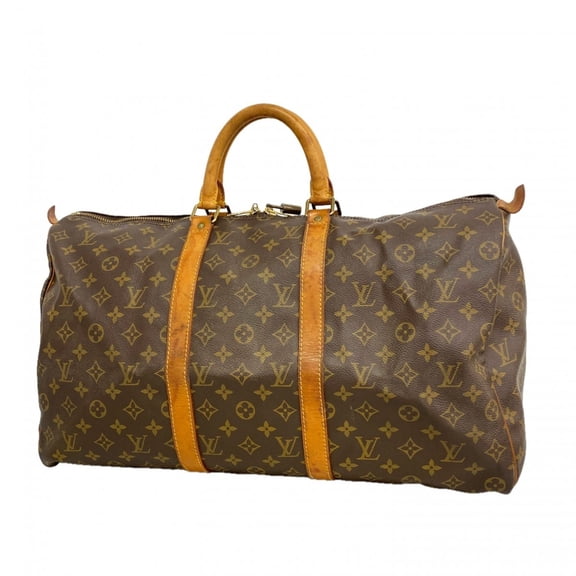 Pre-Owned Louis Vuitton Bags - Boston Monogram Keepall 50 M41426 Brown Men's & Women's