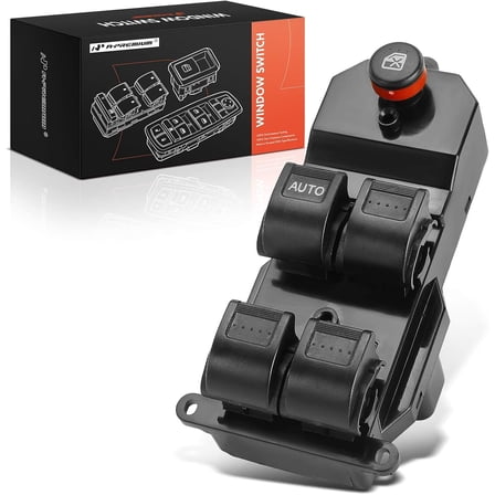 A-Premium Master Power Window Switch Compatible with Honda CR-V CRV 2002 2003 2004 2005 2006, Front Left Driver Side