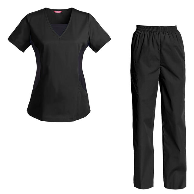 Ensemble de Sarraus pour Femmes Haut de Sarrau et Pantalon Ensemble de Sarraus