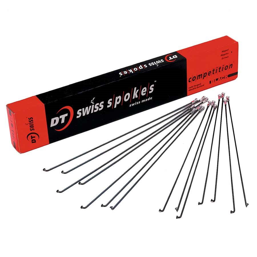 DT SWISS COMPETITION 2.0//1.8 291MM BLACK BICYCLE SPOKE--BOX OF 72