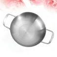thumbnail image 3 of Mini Poêle en Acier Inoxydable avec Finition Miroir Idéale pour Cuisiner à la Maison Ou en Camping 18cm, 3 of 8