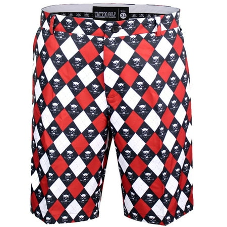 Monster ProCool Golf Shorts (Red/Black/White)