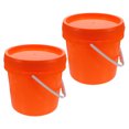 thumbnail image 3 of 2Pcs Plastic Pail Handheld Paint Pail Paint Container Paint Packaging Bucket Paint Storage Bucket, 3 of 9