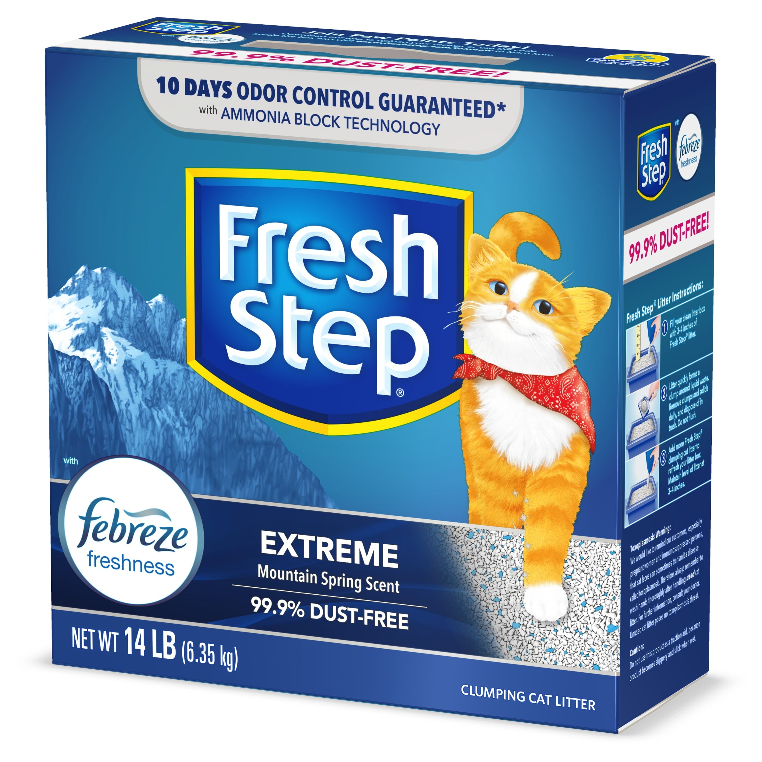 Extreme Scented Litter with the power of Febreze