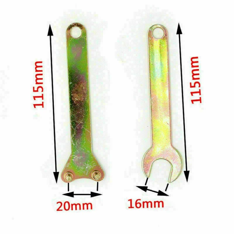 Drill Angle Grinder Mandrel Adapter Disc Holder Kit Spanner Set M10