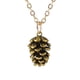 thumbnail image 2 of HomeKingdee European Fashion Nut Specimen Ladies Alloy Necklace - Unique Botanical Pendant Design for Women and Girls, Suitable for Various Occasions, 2 of 5
