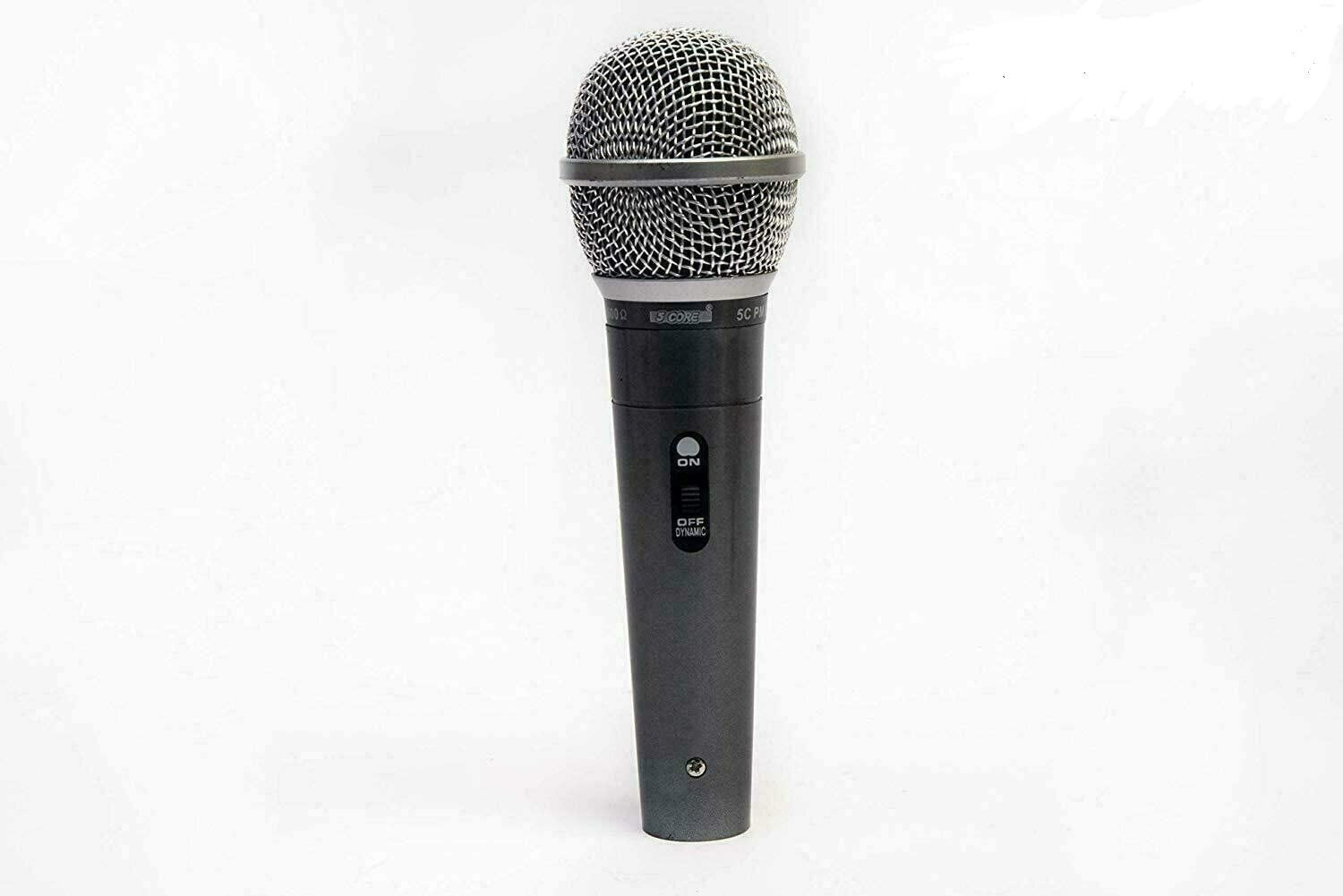 5 Core PROFESSIONAL AUDIO Dynamic Cardiod Karaoke Singing WIRED Microphone 26X 