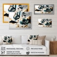 thumbnail image 4 of Designart "Gold And Blue Poppy Floral Euphoria" Floral Poppy Wall Decor, 4 of 5