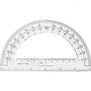 Sparco Professional Protractor - Plastic - Clear - 1 Each | Bundle of 5