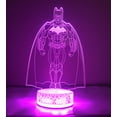 thumbnail image 6 of Batman 3D Night Light Multi Color Changing Illusion Lamp For Children Kids Girls Boys Marvel Fan Gift Christmas Birthday Best Gifts, 6 of 6