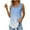 Light Blue womens tank tops, variant on Usmixi Womens Tank Tops Comfort Lightweight Loose Fit Flowy Pleated Swing Ladies Fashion Tunic Vest Tops Summer Trendy Gradient Print Square Neck Sleeveless Shirts Blouse Green XL