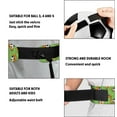 thumbnail image 5 of WIRESTER Adjustable Solo Soccer Kick Trainer Football Skills Training Waist Belt for Beginner Kids Teenagers Adult - Orange Tabby Cat Funny Playful Postures With Soccer Ball On Green, 5 of 7
