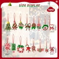 thumbnail image 3 of 16Pcs Christmas Lollipop Ornaments, Candy Christmas Tree Decorations Colorful Mini Candy Cane Hanging Ornaments Polymer Clay Peppermint Pendants for Xmas Tree Party Home Decorations, 3 of 15