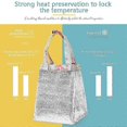 thumbnail image 5 of Lunch Bag Fashion Cute Multicolor Cooler Bags Women Waterproof Hand Pack Thermal Breakfast Box Portable Picnic Travel Food Bag Lunch Boxes & Totes, 5 of 5