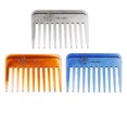 thumbnail image 2 of facefd Wide-Teeth Detangling Curly Hair Comb Mens Back Head Styling Oil Comb Gray, 2 of 9