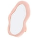 thumbnail image 3 of Espejo de tocador en forma de nube con soporte, espejo de maquillaje de escritorio, espejo colgante de pared que ahorra espacio, espejo decorativo rosa para decoración de dormitorio y sala de estar, 3 of 8