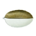 thumbnail image 2 of Nearly Natural Dual Tone Leaf Accent Tray - 14" - Gold and White, 2 of 8