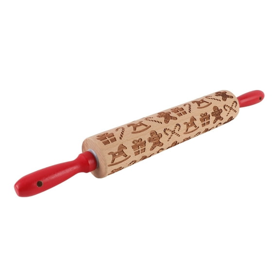 Cook With Color 16.9” Silicone Rolling Pin – Durable Non-Stick Baking Tool for Holiday Cookies & Pastries