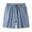 Blue, variant on Shorts for Women Elastic Waist Summer Casual Stretch High Waist With Pockets Daily Wear Vacation Sports Workout Shorts