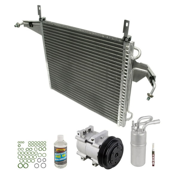 A/C Kit w/ AC Compressor Condenser Drier For Ford Ranger 2.3L 1996 1997 - BuyAutoParts