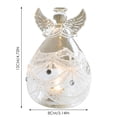 thumbnail image 4 of Dsscvnef Table Ange en Verre Lumineux Décoration de Noël Éclairée par LED pour Ambiance de Vacances & Accessoire Photo, 4 of 8