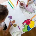 thumbnail image 4 of 10 Pcs Grands Poils Ronds pour Enfants Tempera et Artistes, 4 of 4