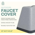thumbnail image 2 of Home Intuition Outdoor Foam Faucet Cover, 2 Pack, 2 of 7