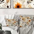 thumbnail image 3 of Designart "Subdued Fern Elegance VI" Floral Printed Throw Pillow, 3 of 5