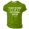 thumbnail image 1 of MDUKONU T-Shirt pour Homme en Mélange de Coton Col Ras du Cou Régulier Vert m, 1 of 2